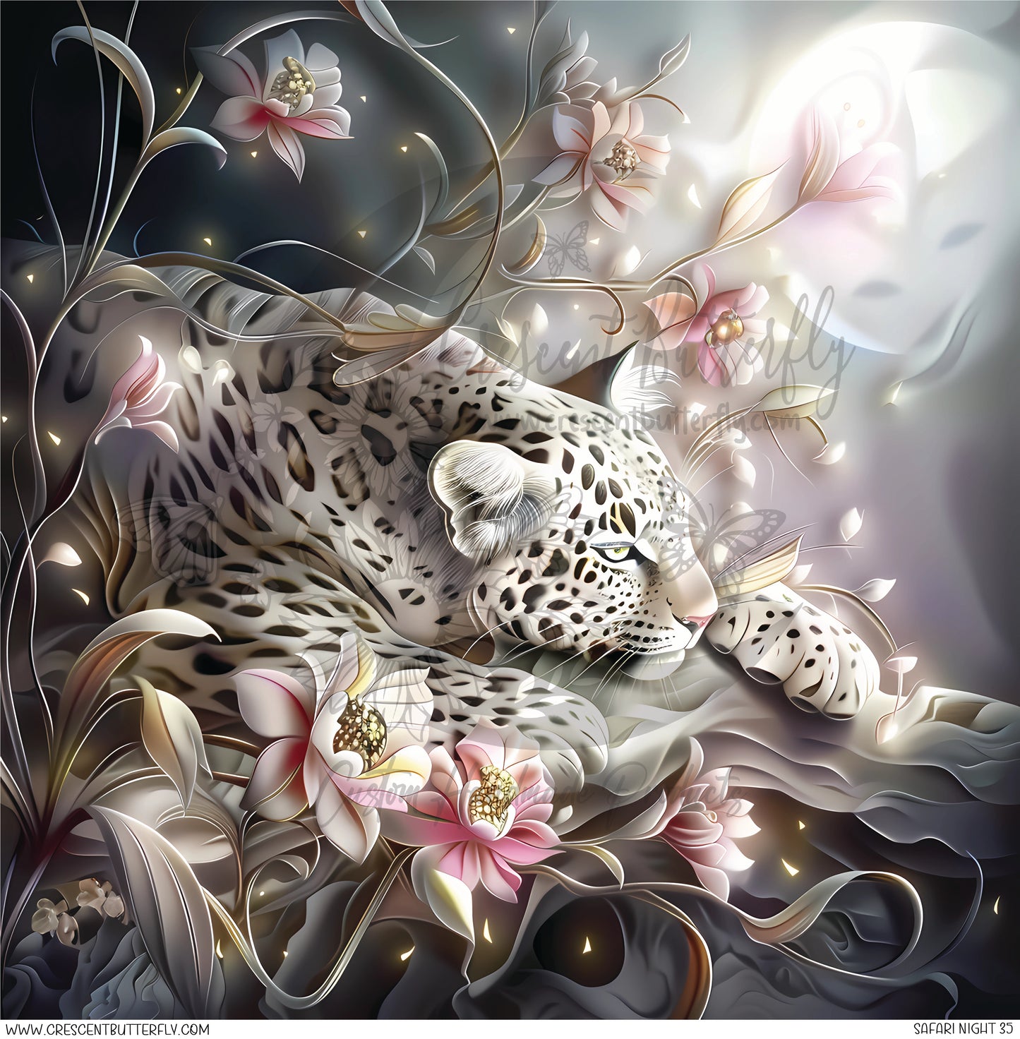 Safari Night 35 Printed Vinyl Sheet/Wrap