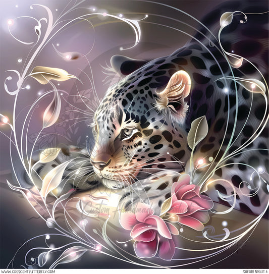 Safari Night 4 Printed Vinyl Sheet/Wrap