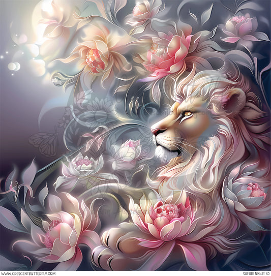Safari Night 45 Printed Vinyl Sheet/Wrap