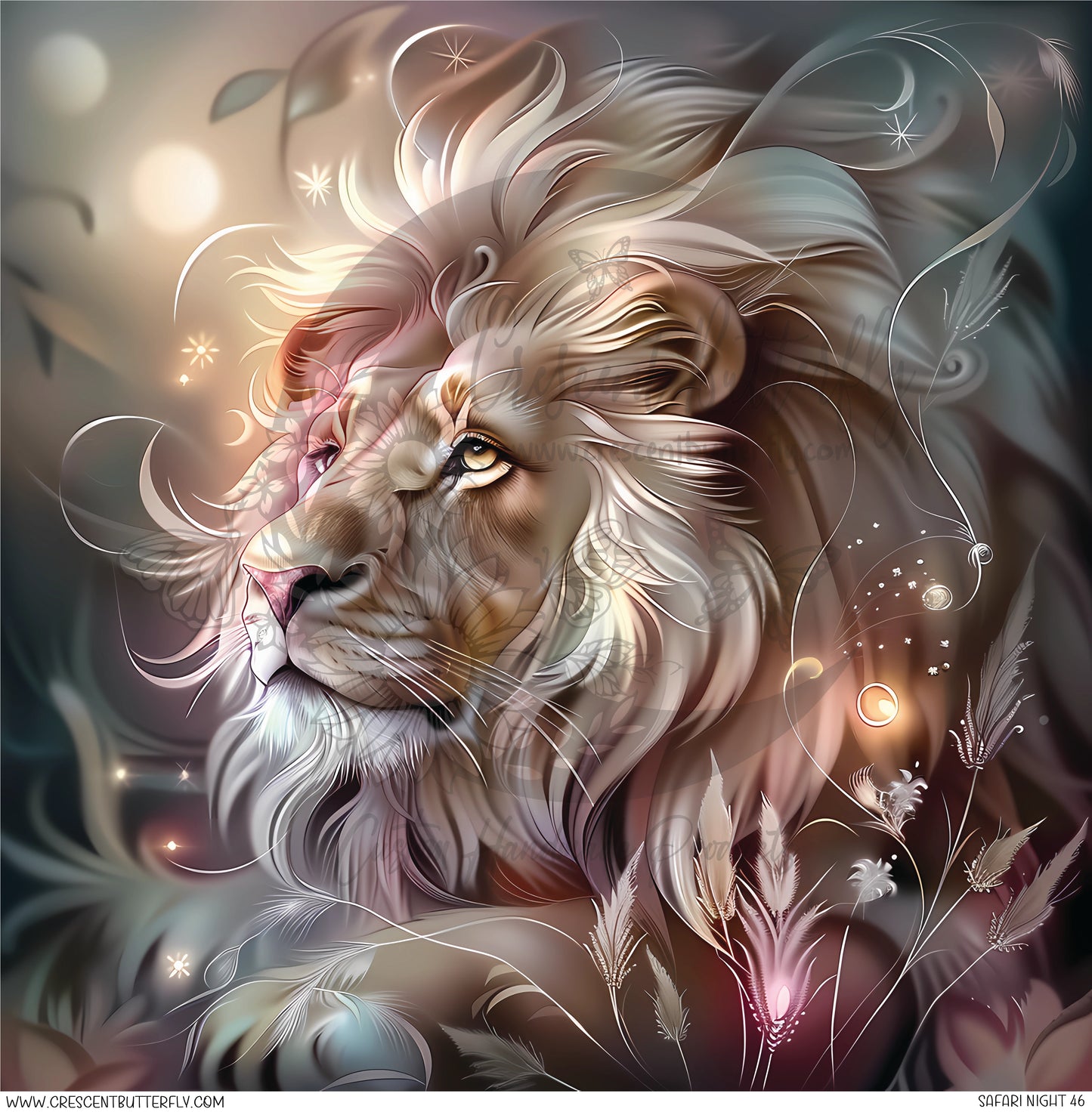Safari Night 46 Printed Vinyl Sheet/Wrap