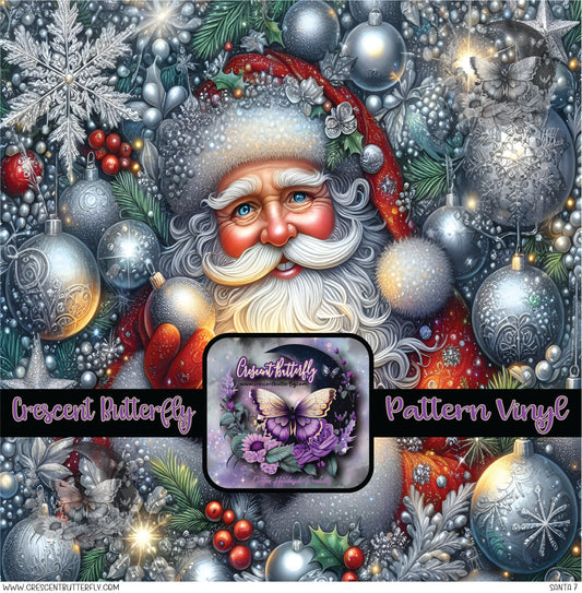 Santa 7 Printed Vinyl Sheet/Wrap