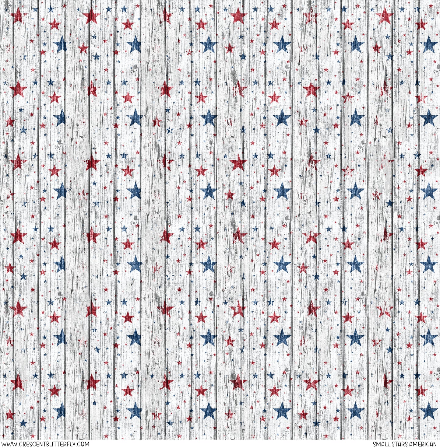 Small Stars American Printed Vinyl Sheet-Tumbler Wrap