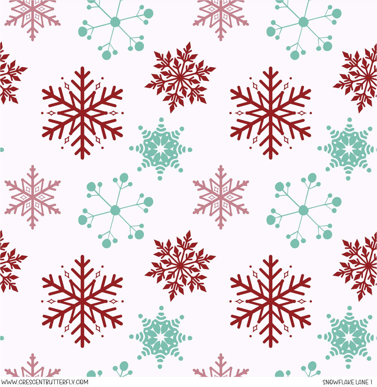 Snowflake Lane 1 Vinyl Sheet/Wrap