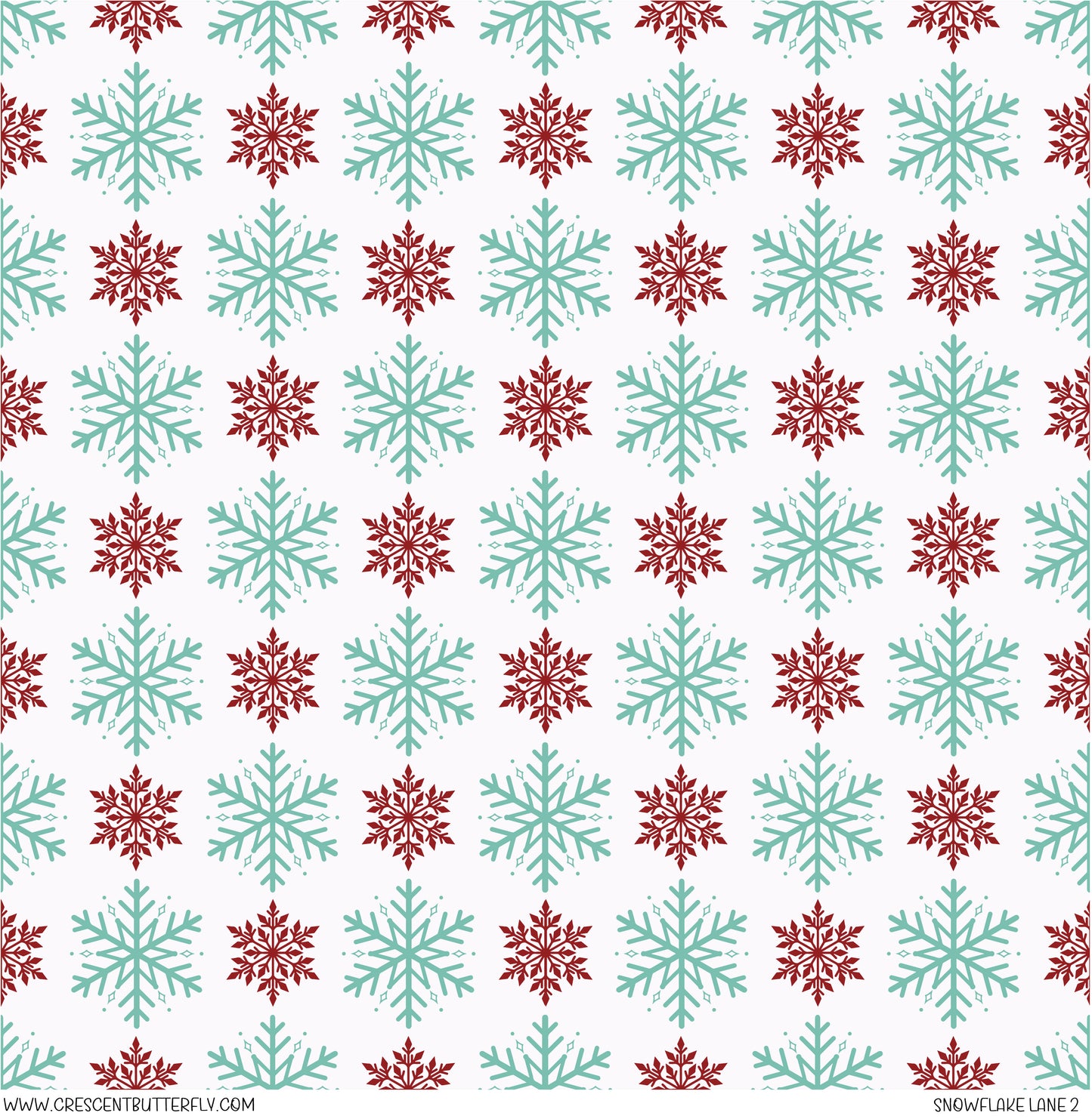 Snowflake Lane 2 Vinyl Sheet/Wrap