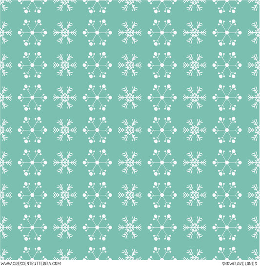 Snowflake Lane 3 Vinyl Sheet/Wrap