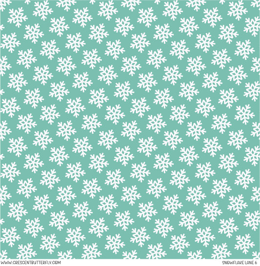 Snowflake Lane 6 Vinyl Sheet/Wrap