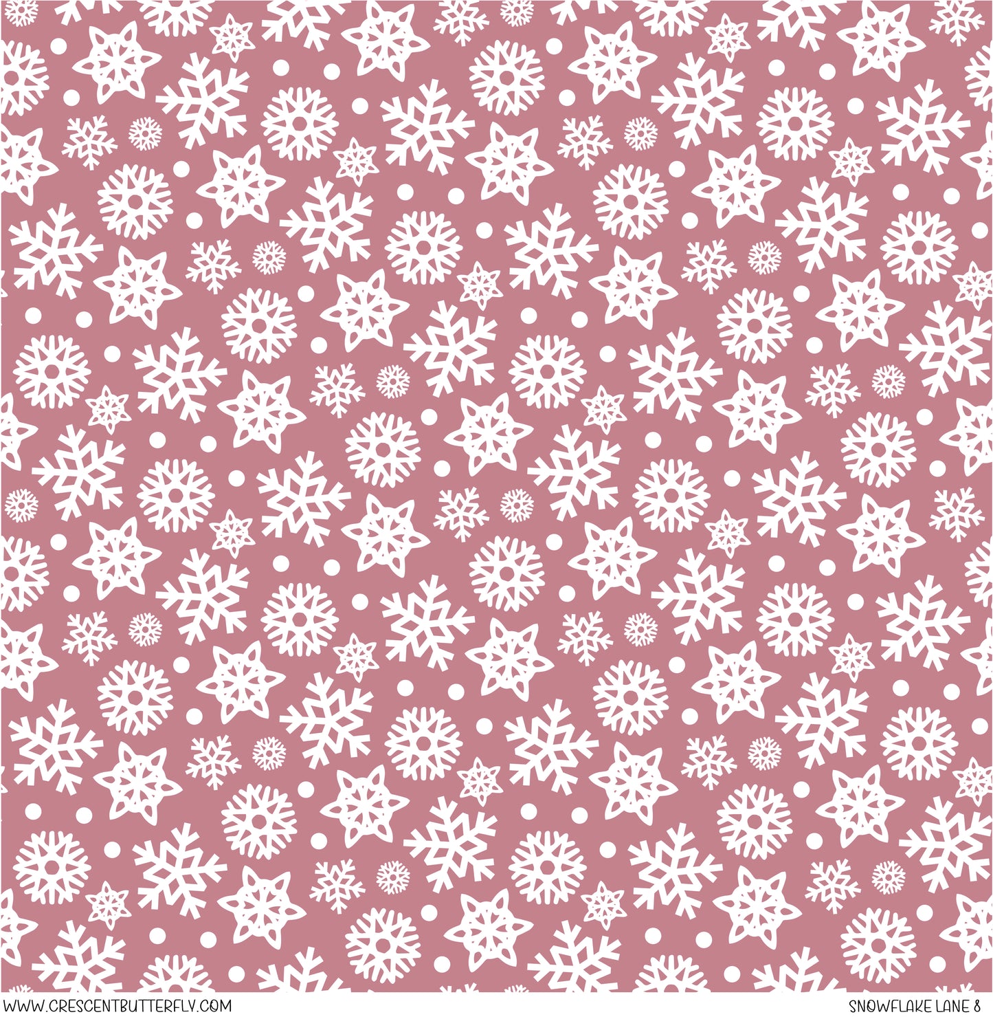 Snowflake Lane 8 Vinyl Sheet/Wrap