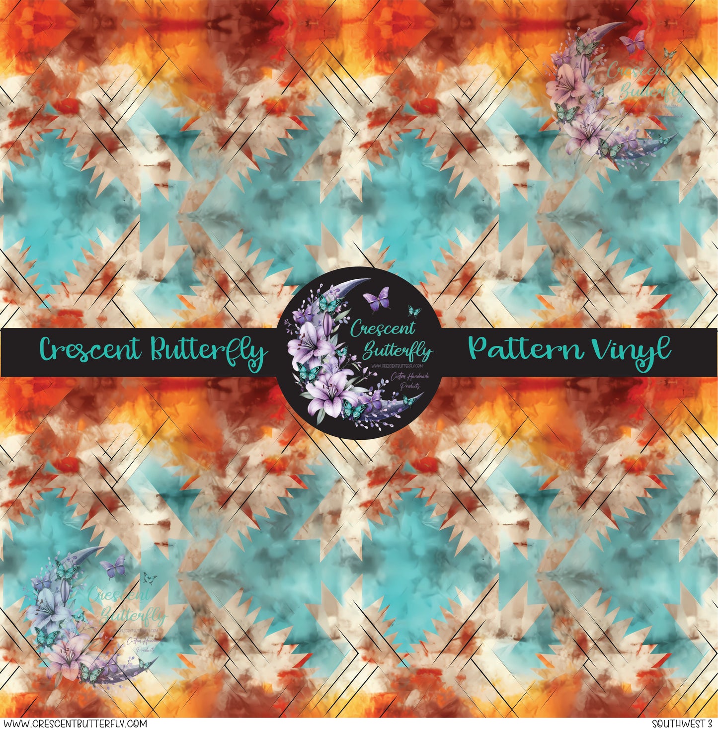 Southwest 3 Printed Vinyl Sheet/Wrap