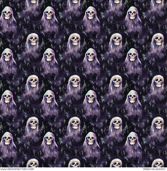 Spooky Halloween 5 Printed Vinyl Sheet-Tumbler Wrap