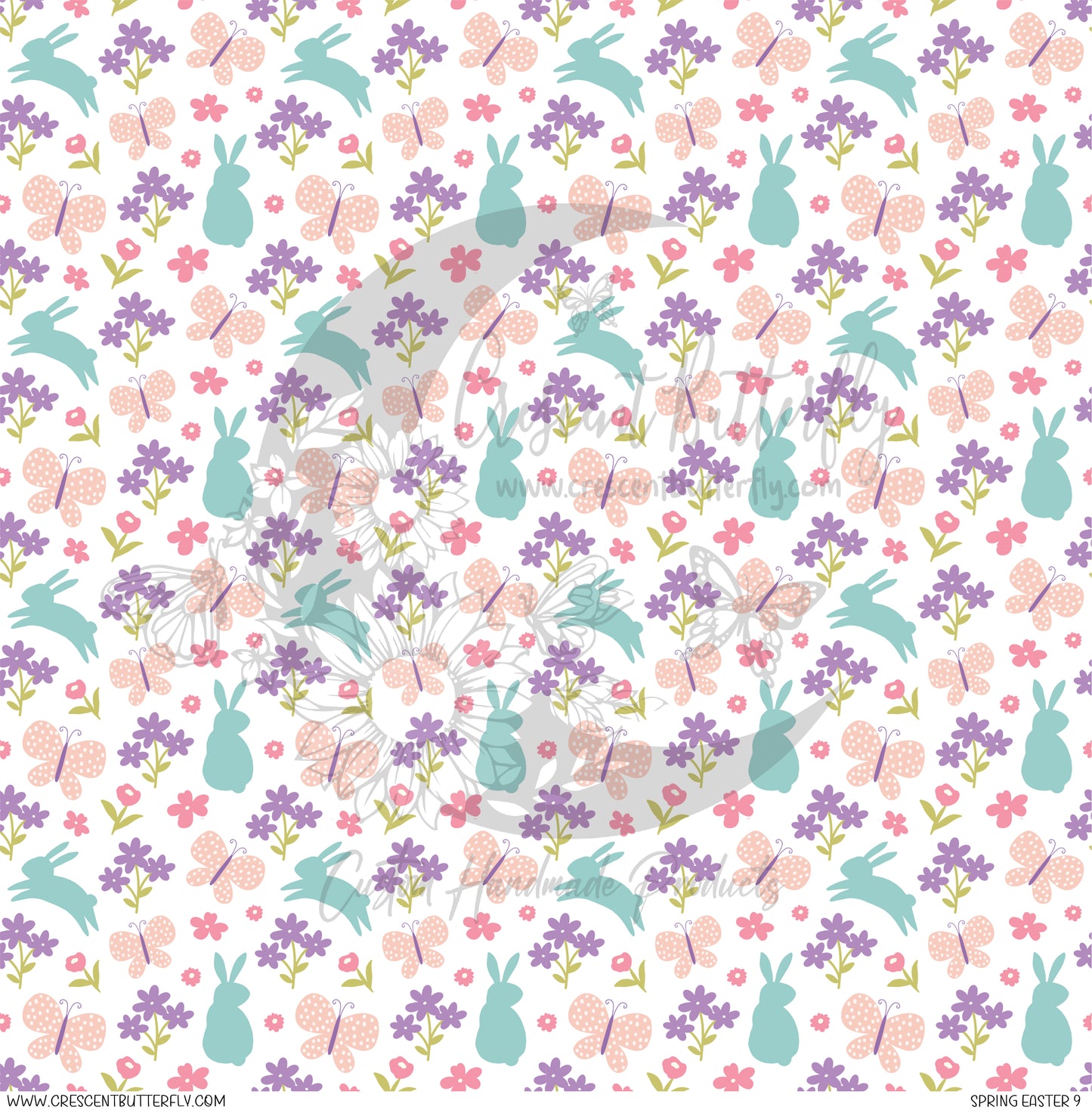 Spring Easter 9 Printed Vinyl Sheet/Wrap