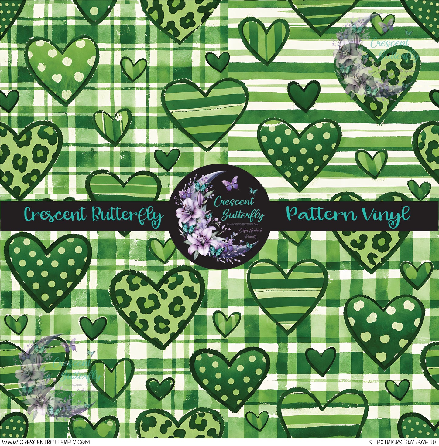 St Patricks Day Love 10 Printed Vinyl Sheet/Wrap