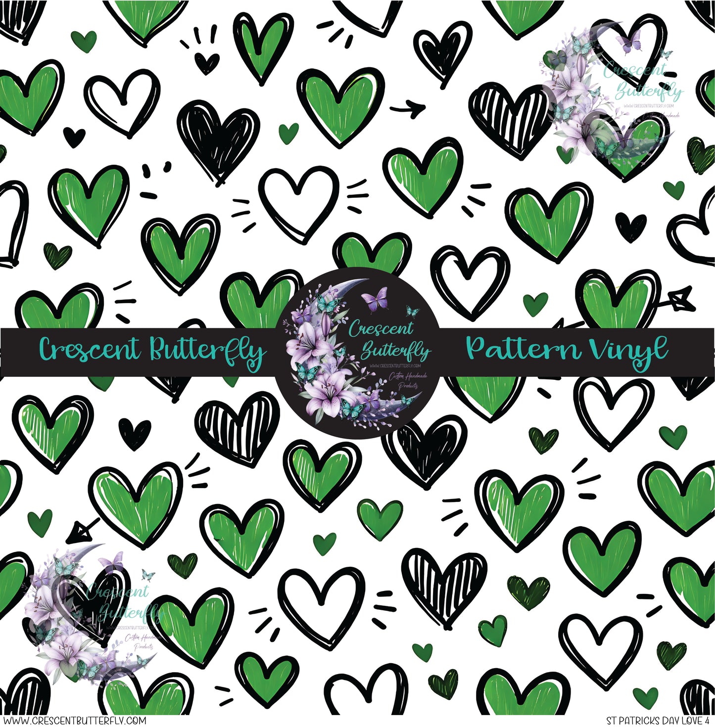 St Patricks Day Love 4 Printed Vinyl Sheet/Wrap