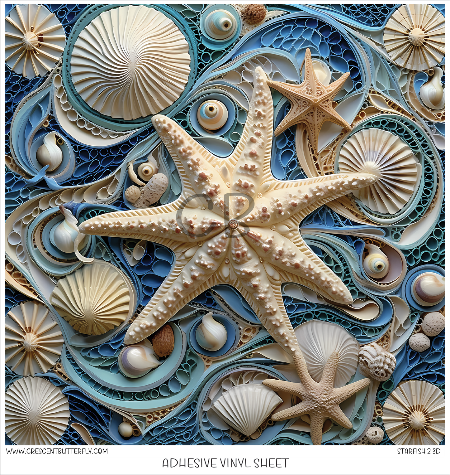 Starfish 2 3D Printed Vinyl Sheet