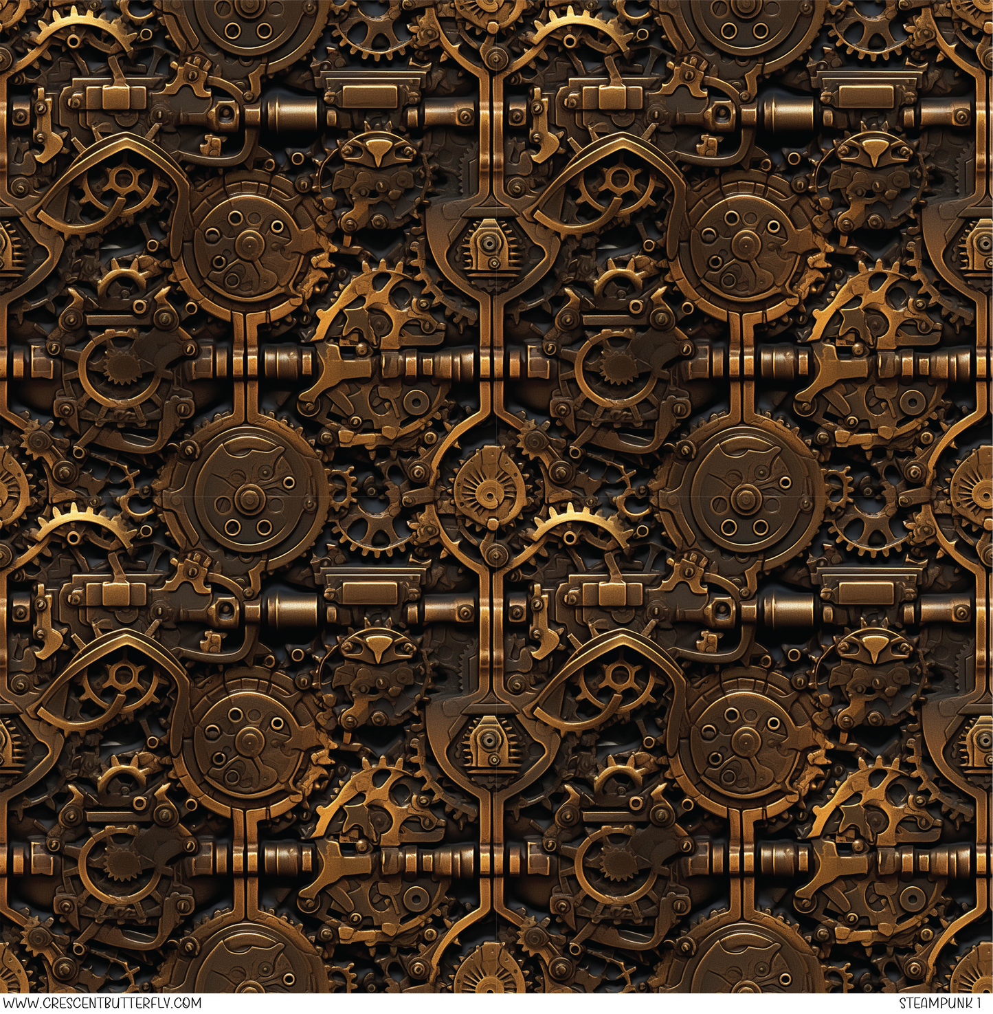 Steampunk 1 Pattern Vinyl Sheet/Wrap