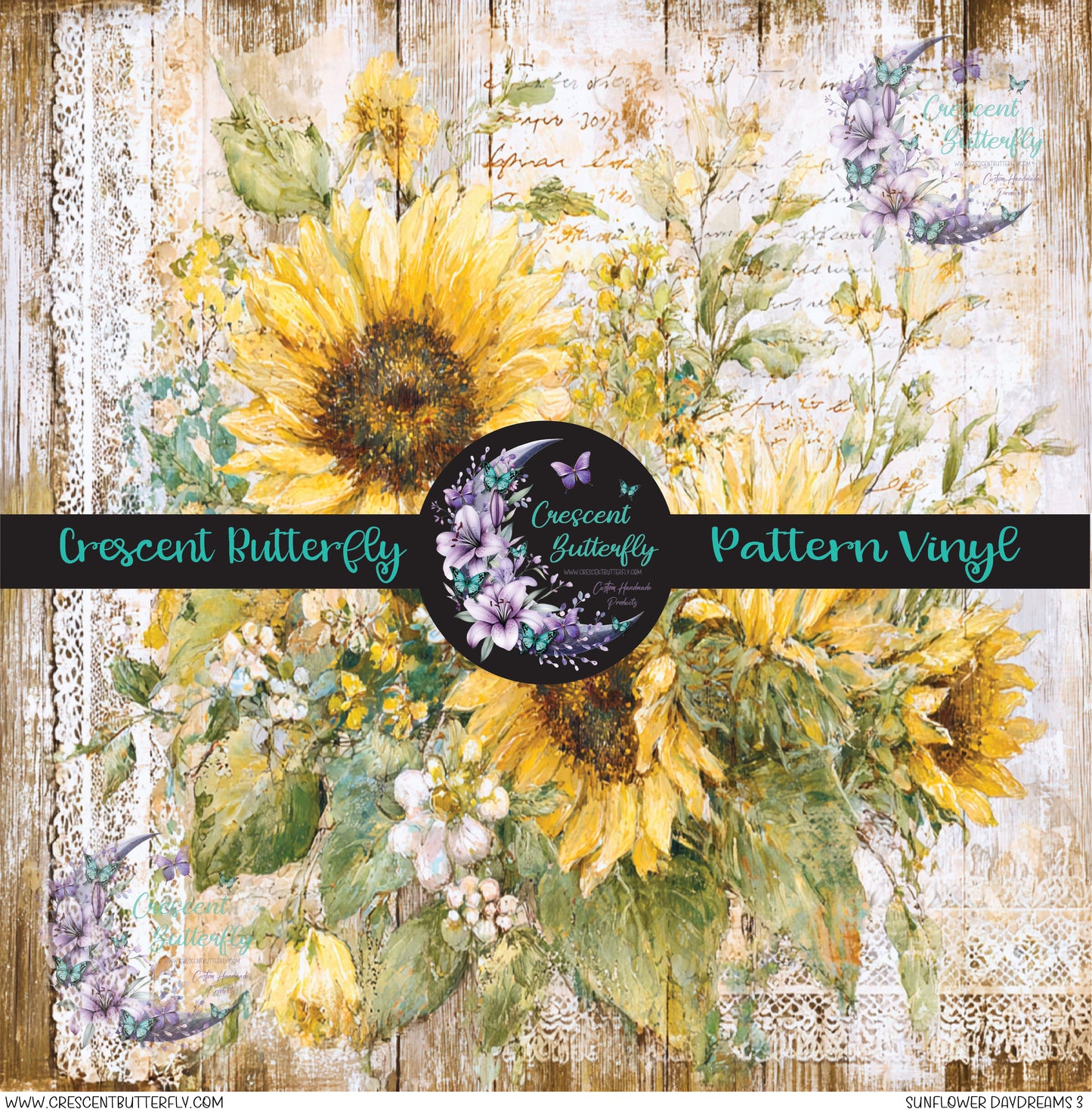 Sunflower Daydreams 3 Printed Vinyl Sheet/Wrap