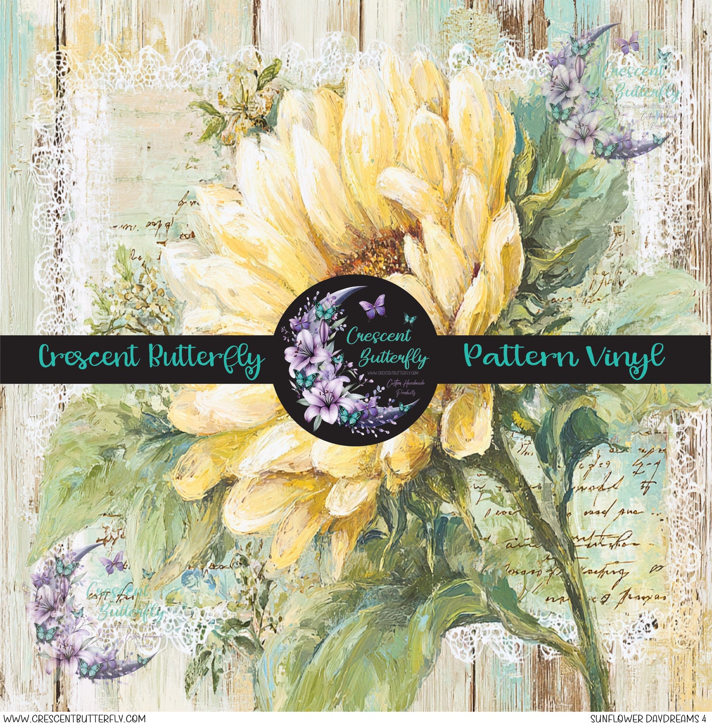 Sunflower Daydreams 4 Printed Vinyl Sheet/Wrap
