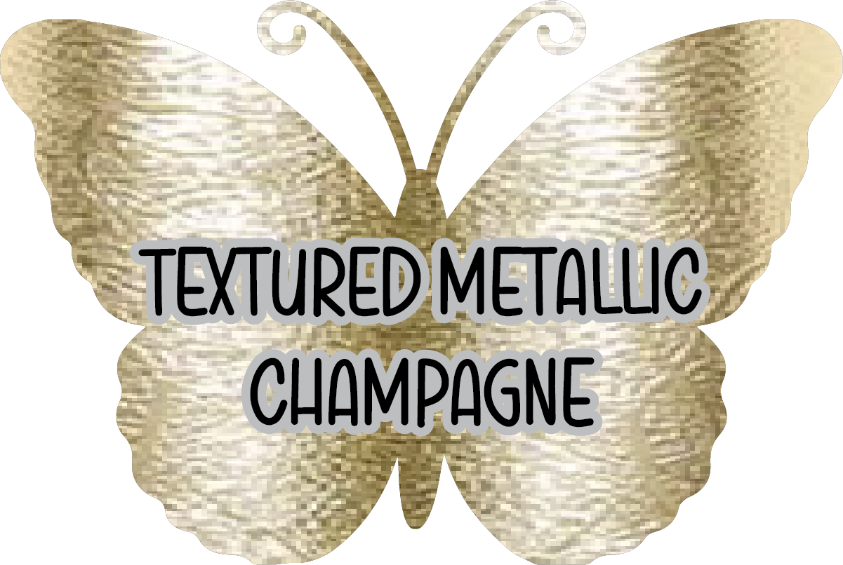 Textured Champagne Pre-Cut Pinstripe Vinyl Sheet