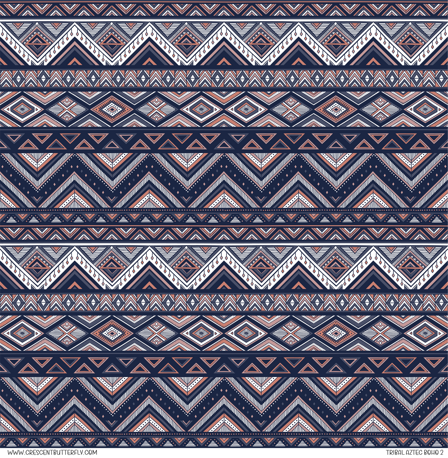 Tribal Aztec Boho 2 Pattern Vinyl Sheet/Wrap