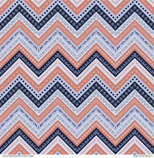 Tribal Aztec Boho 5 Pattern Vinyl Sheet/Wrap