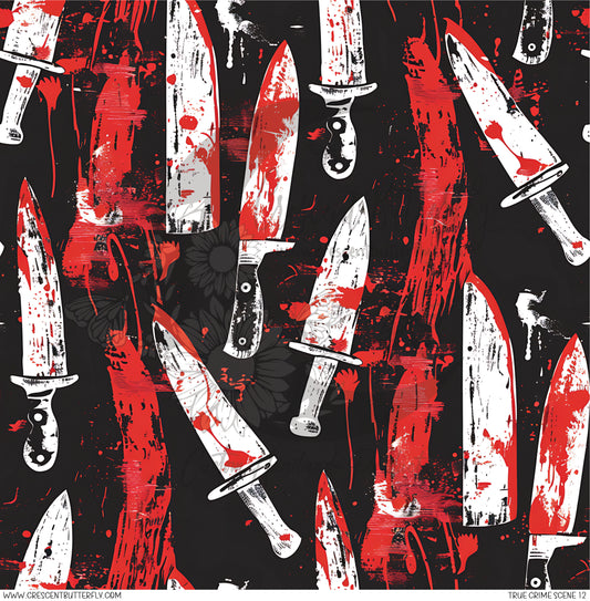 True Crime Scene 12 Printed Vinyl Sheet/Wrap