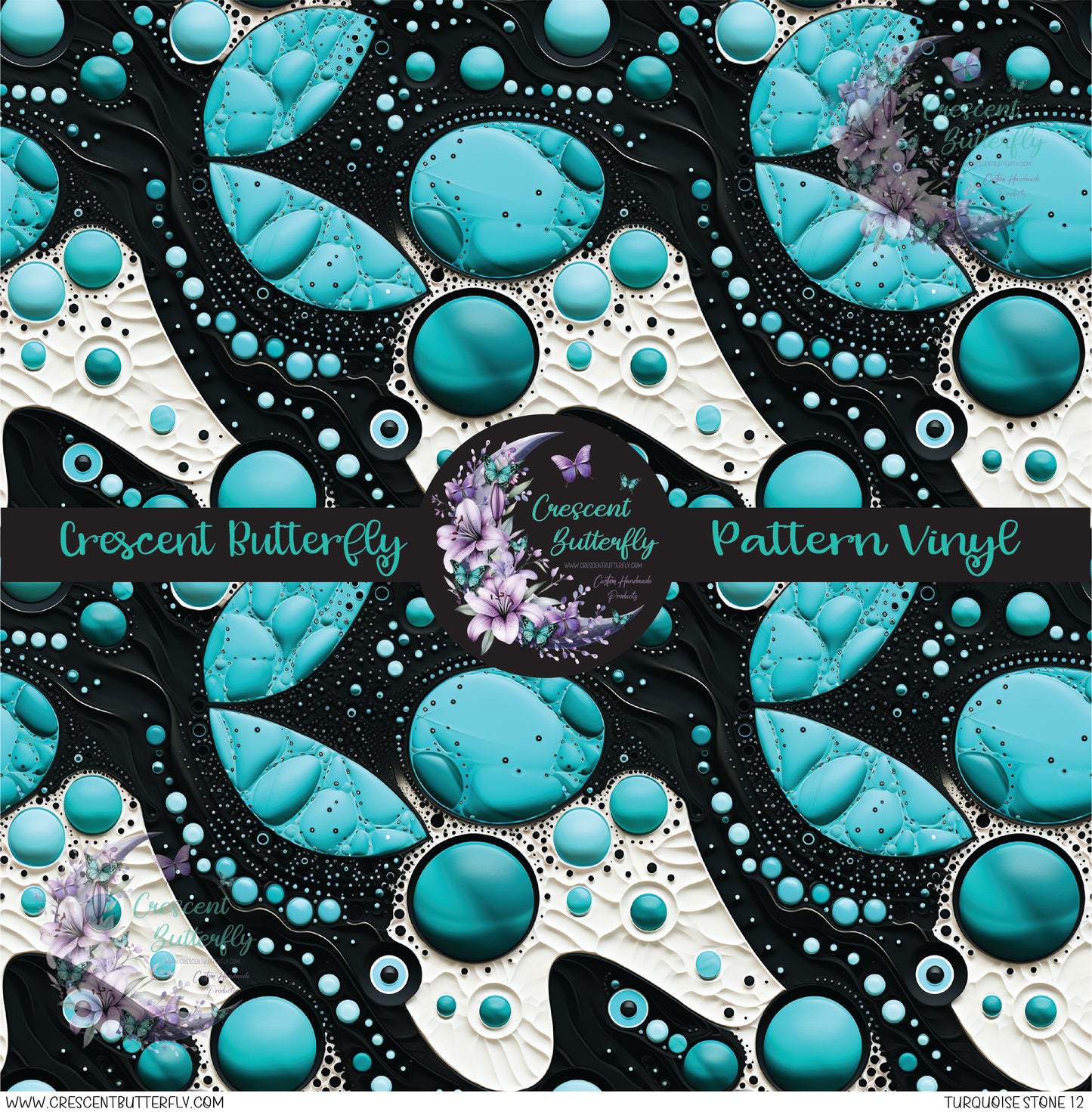 Turquoise Stone 12 Printed Vinyl Sheet/Wrap