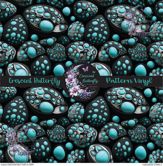 Turquoise Stone 3 Printed Vinyl Sheet/Wrap