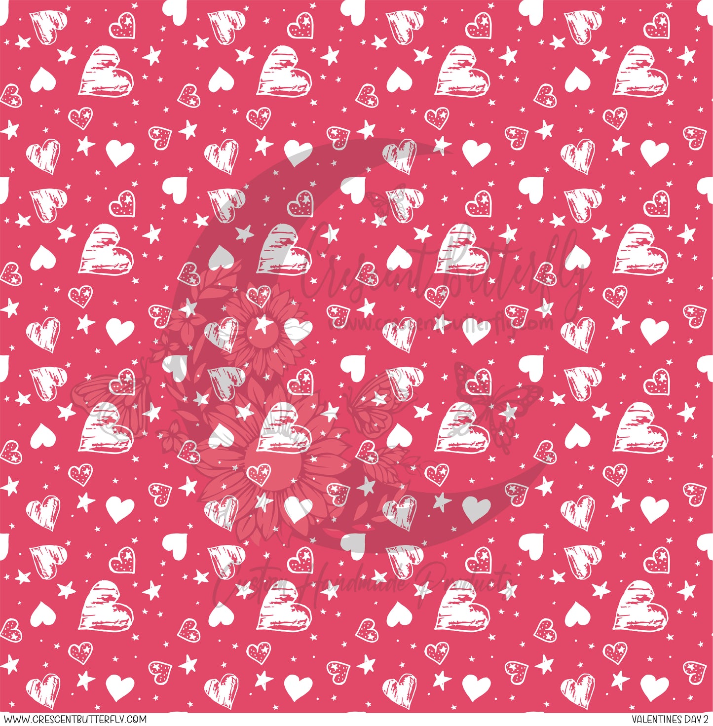 Valentines Day 2 Printed Vinyl Sheet/Wrap