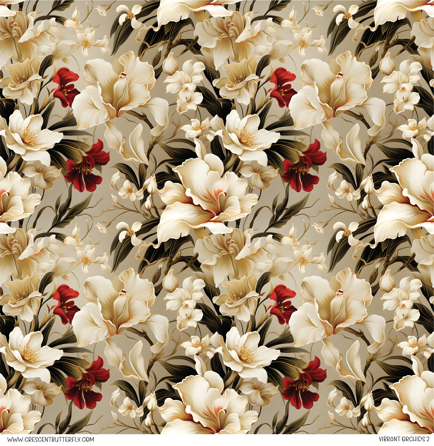 Vibrant Orchids 2 Vinyl Sheet/Wrap