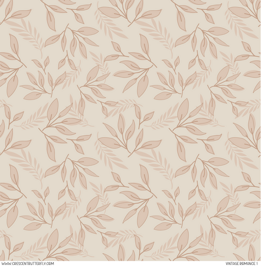 Vintage Romance 1 Pattern Vinyl Sheet/Wrap