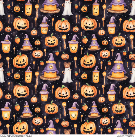 Wickedly Cute 5 Printed Vinyl Sheet/Wrap