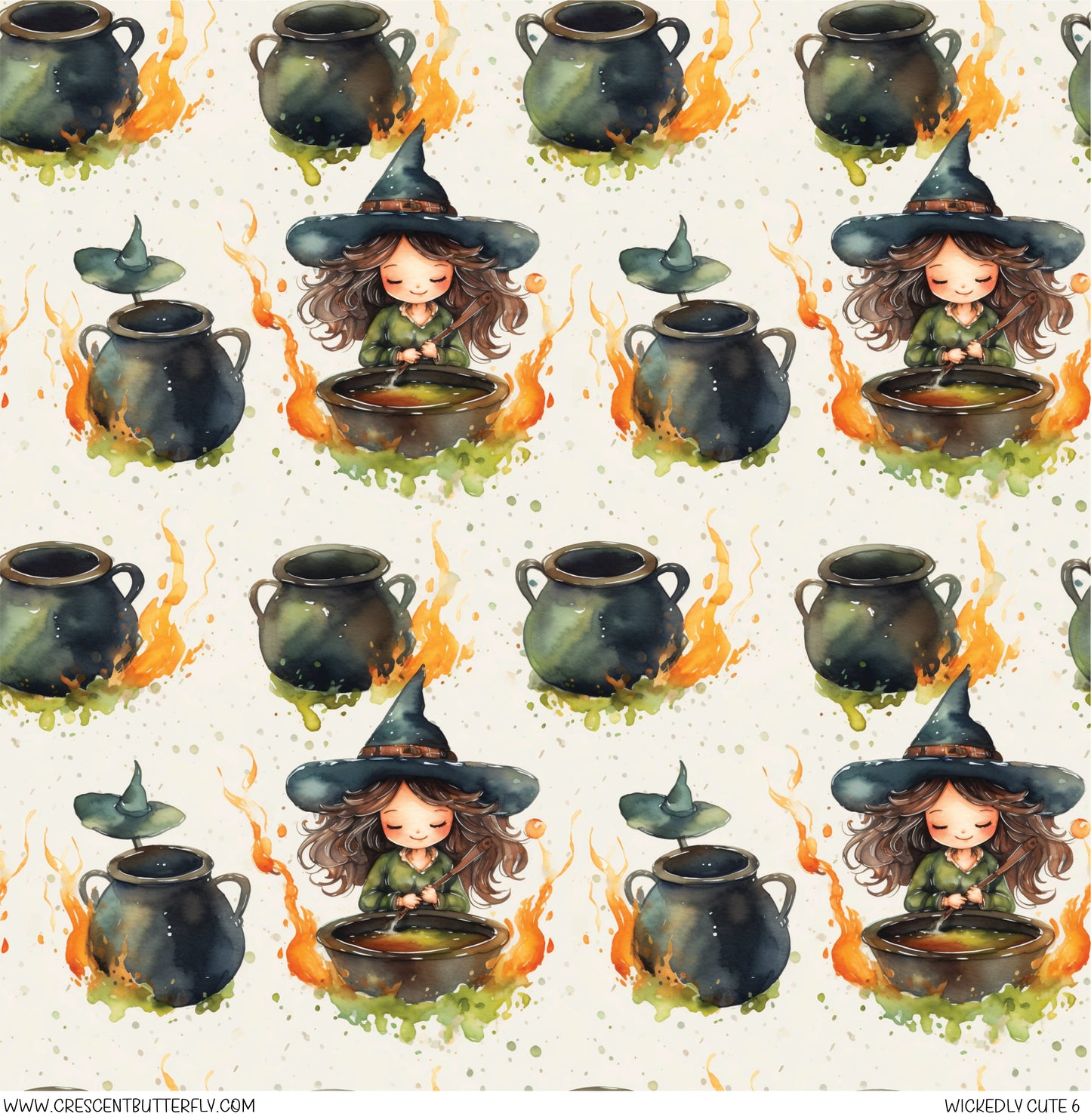 Wickedly Cute 6 Printed Vinyl Sheet/Wrap