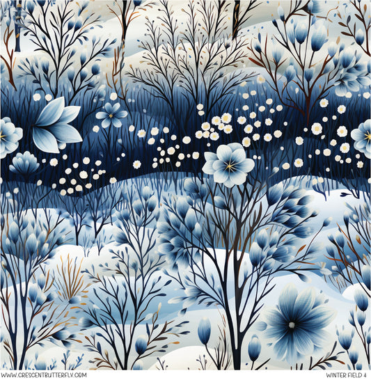 Winter Field 4 Vinyl Sheet/Wrap