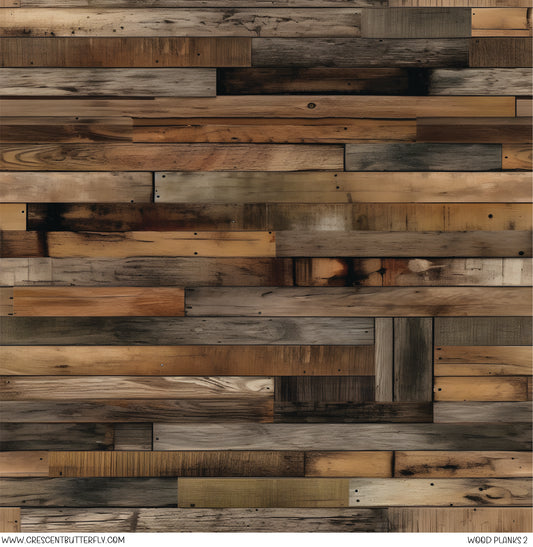 Wood Planks 2 Printed Vinyl Sheet/Wrap