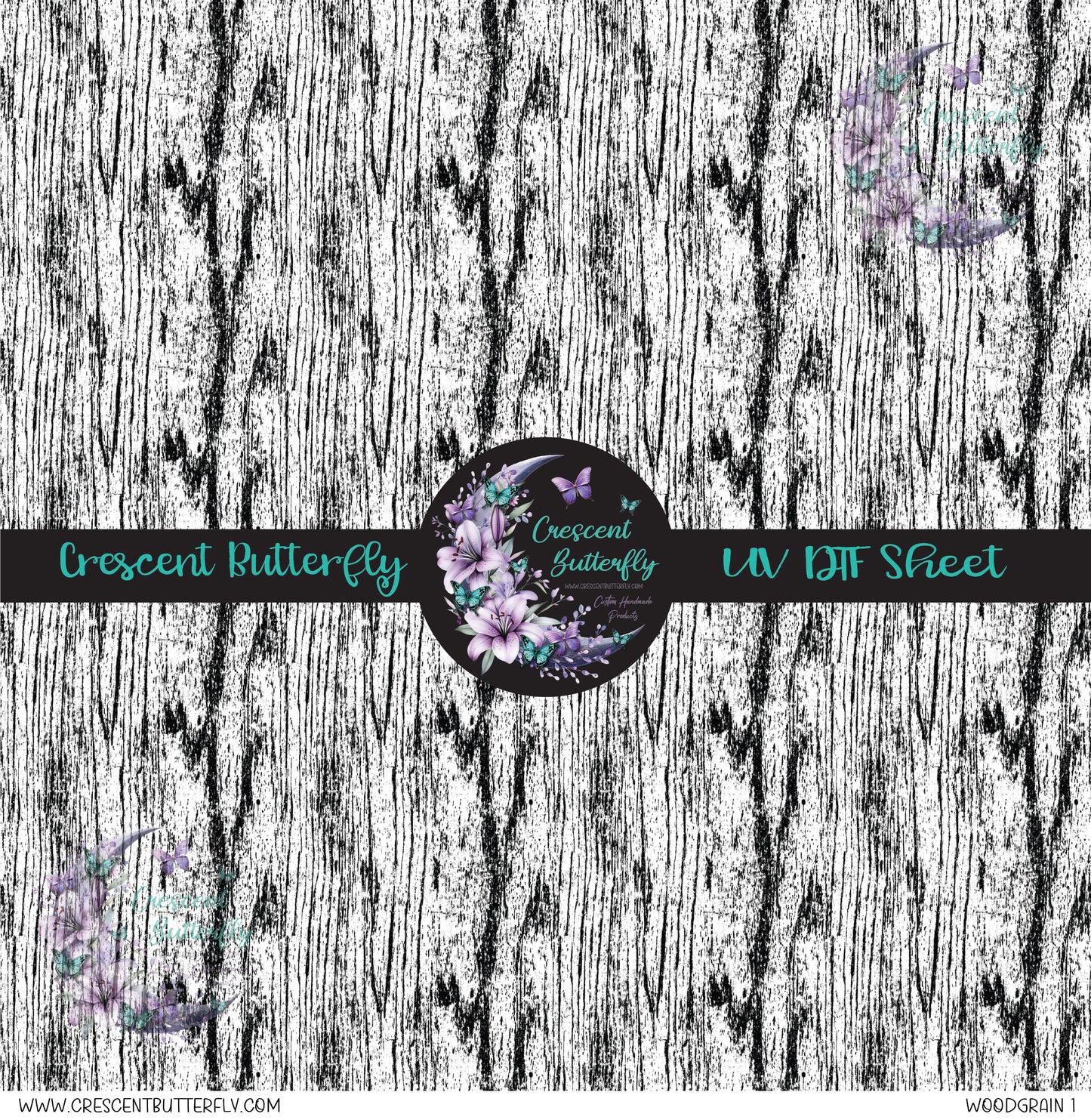 Woodgrain 1 10x10 UV DTF Sheet