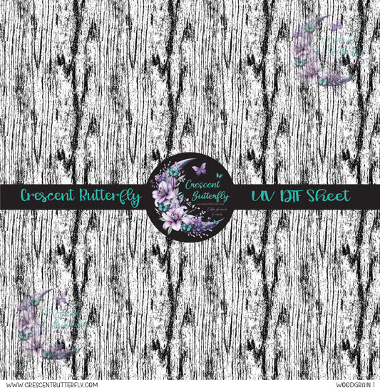 Woodgrain 1 10x10 UV DTF Sheet