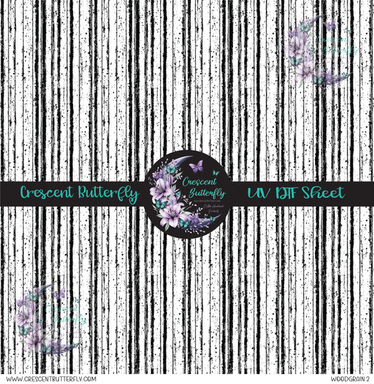 Woodgrain 2 10x10 UV DTF Sheet