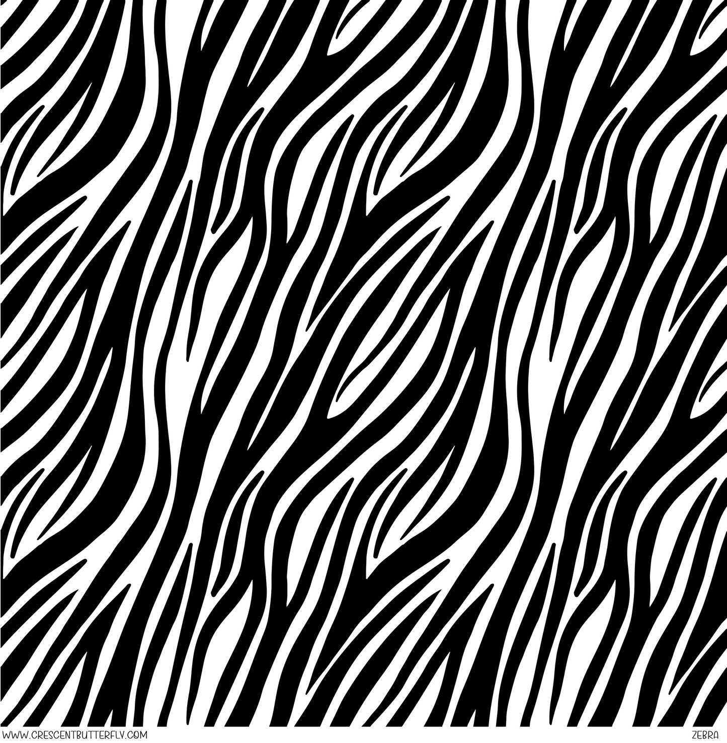 Zebra Vinyl Sheet/Wrap