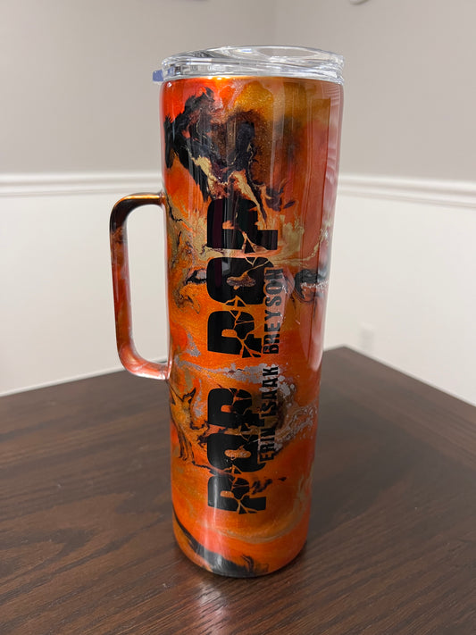 Passionate Happiness 30oz Skinny Hoggdle Tumbler-Pre Made RTS