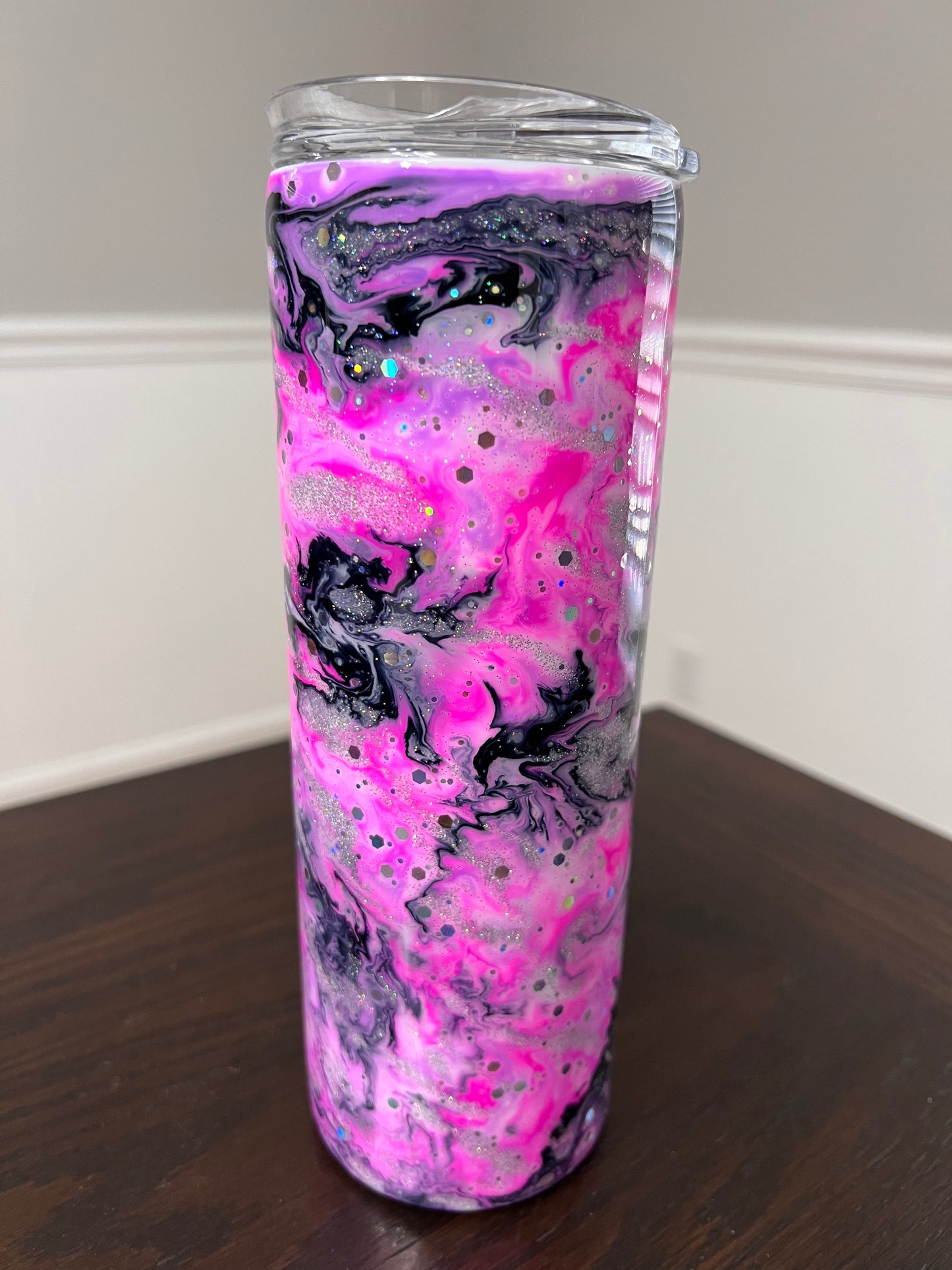 Pink Surprise 20oz Skinny Tumbler-Pre Made-RTS