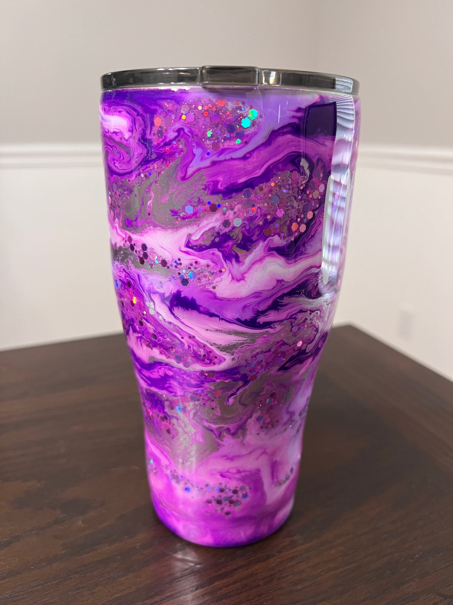 Amethyst Sparkle 30oz Modern Curve Tumbler-Pre Made-RTS