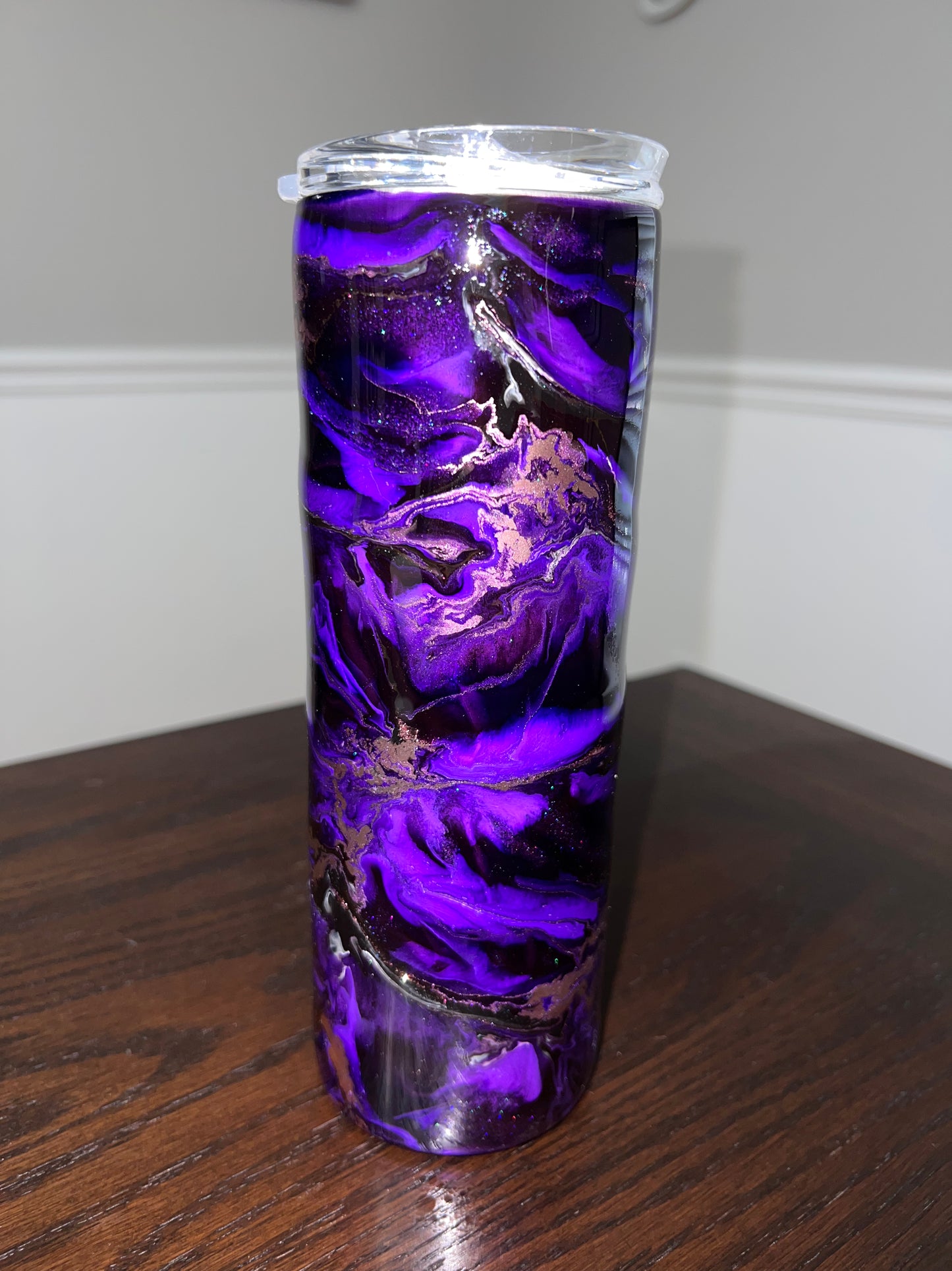 Purple Rain 20oz Skinny Tumbler-Pre Made-RTS