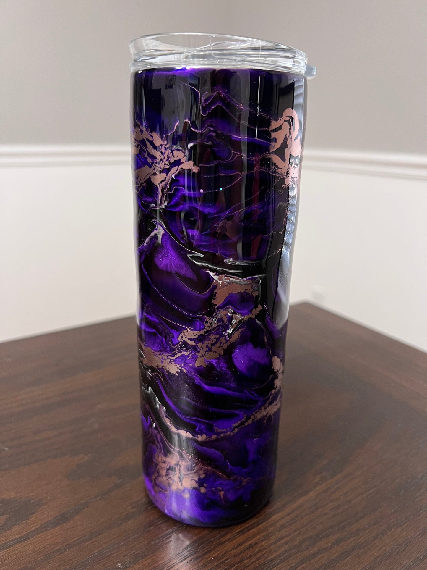 Purple Rain 20oz Skinny Tumbler-Pre Made-RTS