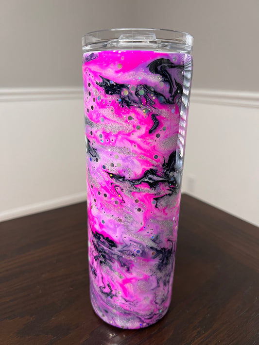 Pink Surprise 20oz Skinny Tumbler-Pre Made-RTS