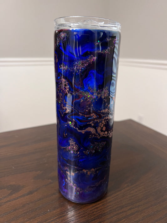 Midnight Summers Dream 20oz Skinny Tumbler-Pre Made-RTS