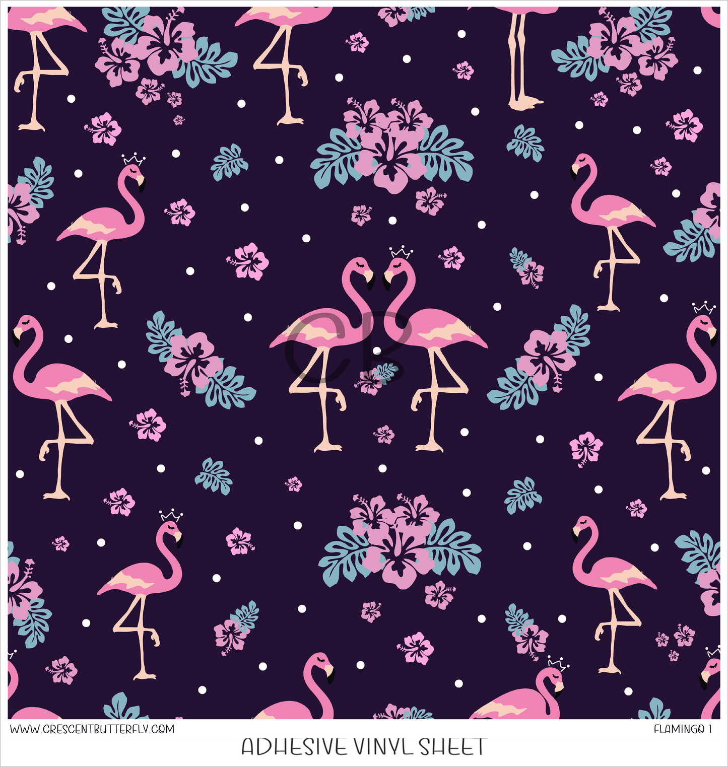 Flamingo 1 Printed Vinyl Sheet