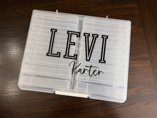 DIY Personalized Photo Keeper Storage Box DECALS ONLY