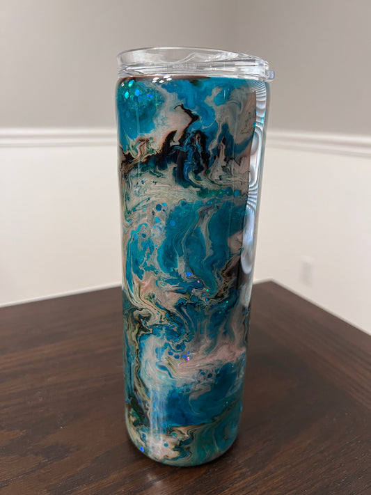 River Bend 20oz Skinny Tumbler-Pre Made-RTS