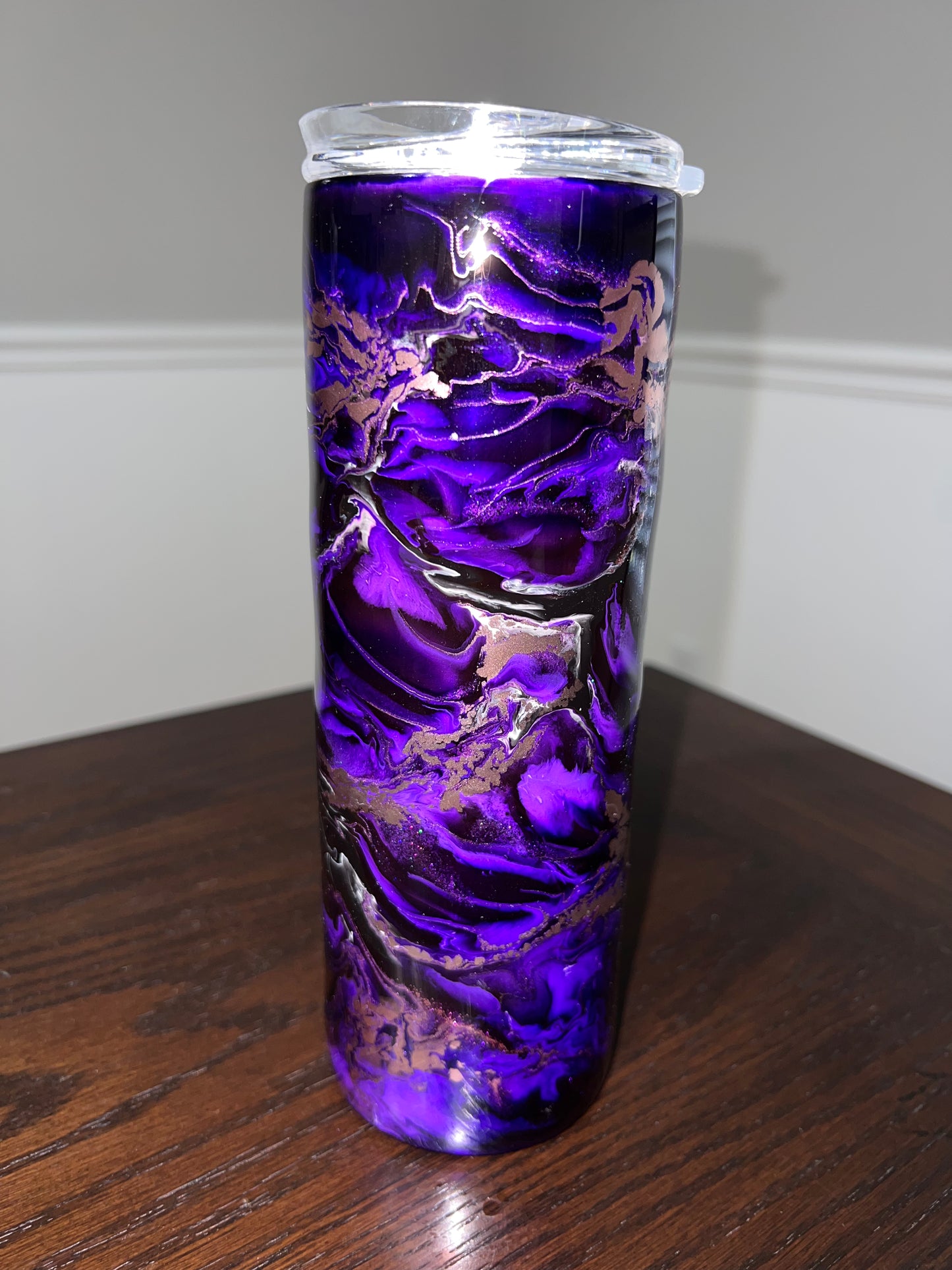 Purple Rain 20oz Skinny Tumbler-Pre Made-RTS