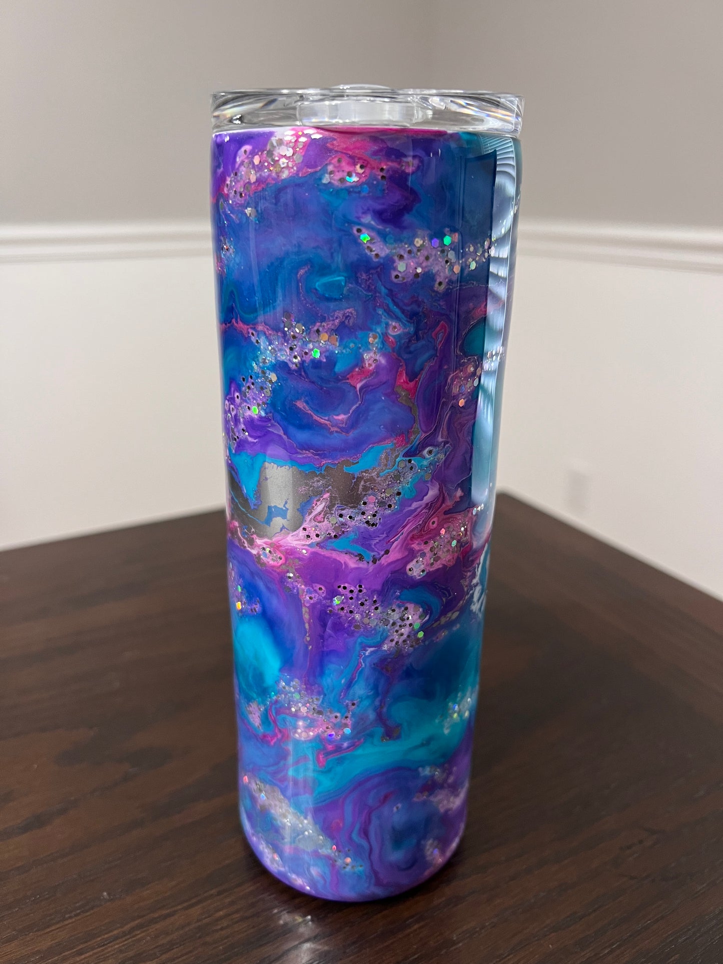 Unicorn Kisses 20oz Skinny Tumbler-Pre Made-RTS