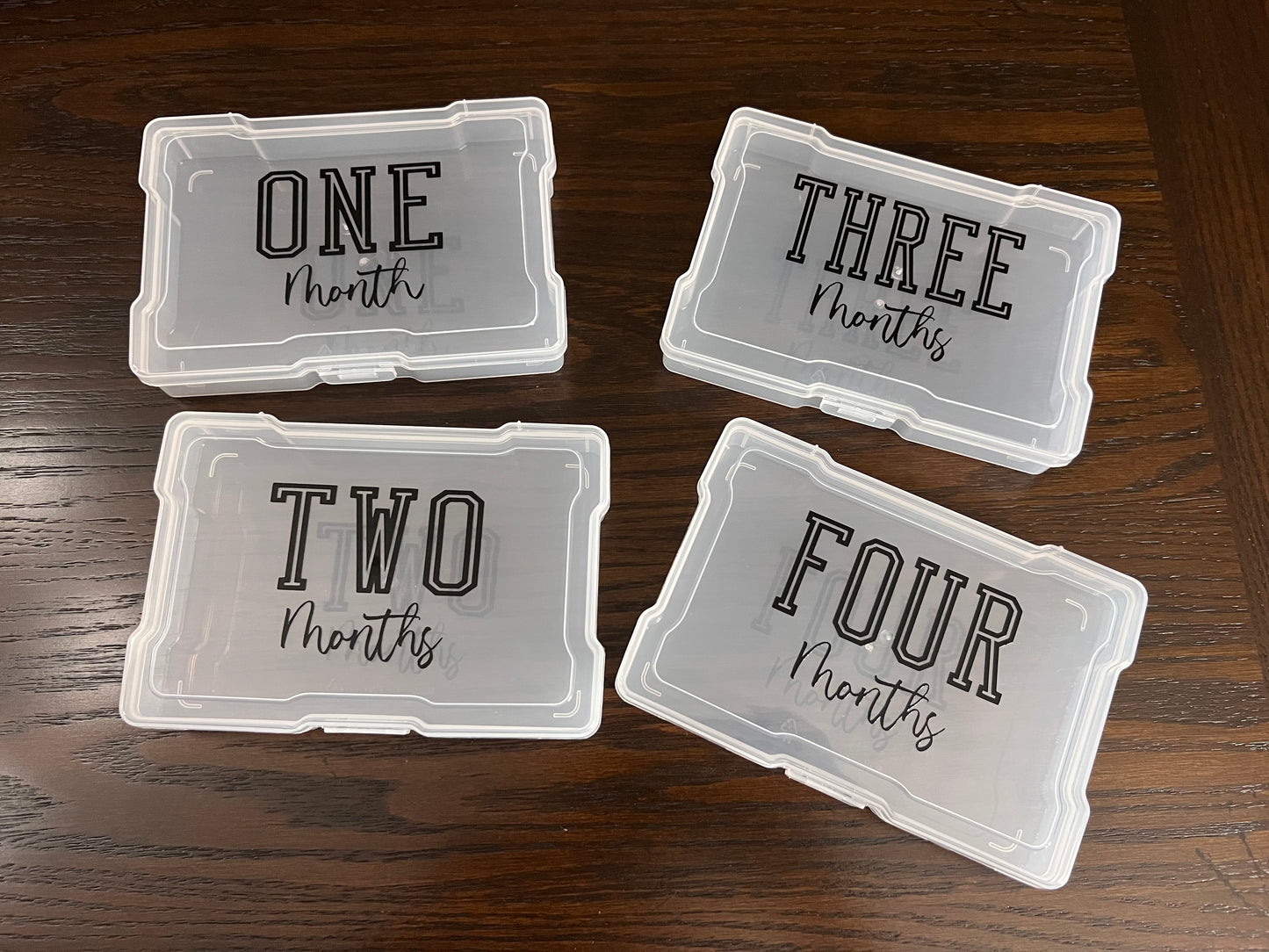 DIY Personalized Photo Keeper Storage Box DECALS ONLY